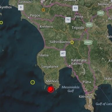 Ισχυρός σεισμός στην Καλαμάτα