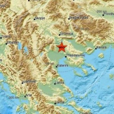 Ισχυρός σεισμός 4,7 Ρίχτερ ταρακούνησε Κιλκίς και Θεσσαλονίκη
