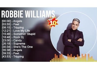 Robbie Williams Greatest Hits Full Album ~ Best Songs ~ Top 10 Hits of All Time