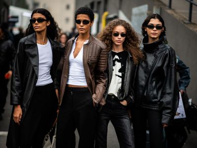 Δες πώς φόρεσαν οι fashionistas του street style τα leather jackets τους στην Εβδομάδα Μόδας