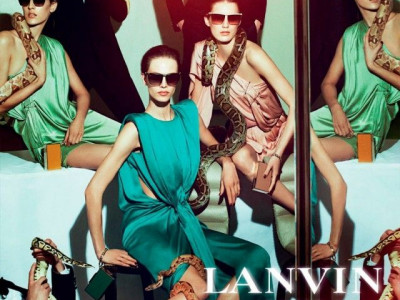 Τον οίκο Lanvin τον έζωσαν τα φίδια