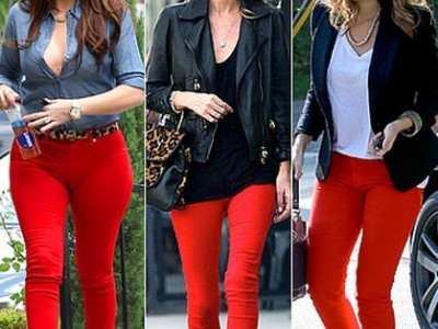 Κόκκινο τζιν: 4 διαφορετικοί τρόποι να το φορέσετε