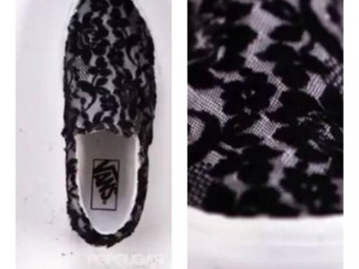 Πώς θα φτιάξετε τα δικά σας, δαντελένια sneakers