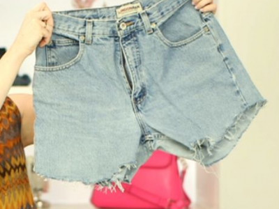Πώς να φτιάξετε μόνη σας το τέλειο denim σορτσάκι