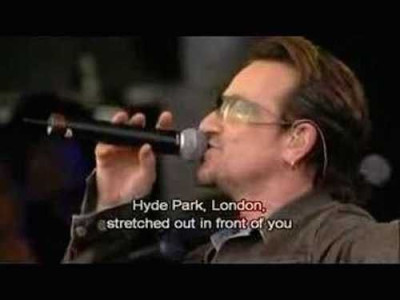 It's a beautiful day ~ U2 { Live8 Concert }