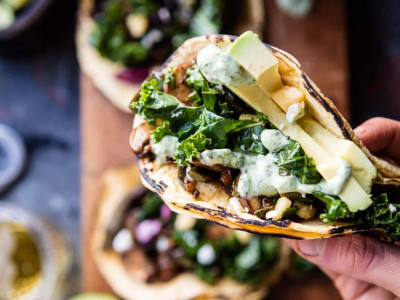 #MexicanNights: Tacos με μανιτάρια και γιαούρτι