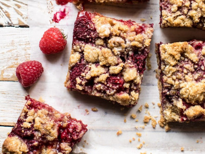 Υγιεινές μπάρες με raspberry