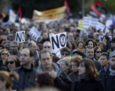 Διαδηλώσεις σε όλη την Ευρώπη κατά της λιτότητας