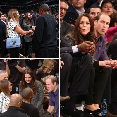 Βασιλική συνάντηση! Kate & William τετ α τετ με την Beyonce & τον Jay Z σε αγώνα μπάσκετ