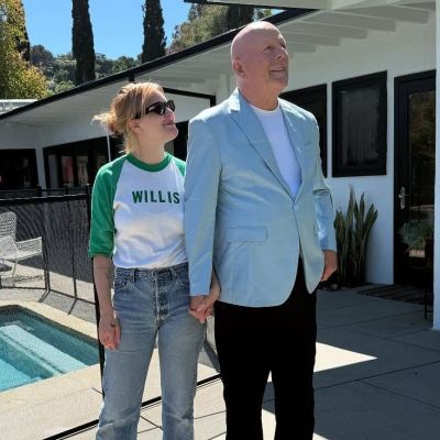 Η σπάνια στιγμή του Bruce Willis με την νιόπαντρη κόρη του, Tallulah και το τρυφερό φιλί στο κεφάλι
