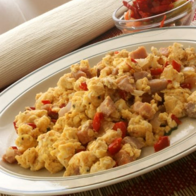 Aυγά με τυρί φέτα και άνηθο