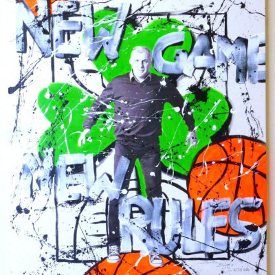 W.I.N paintings 2010 by CAROLINE ROVITHI