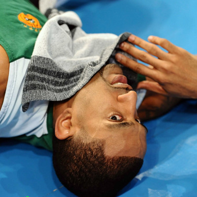 DREW NICHOLAS STRETCHING IN O.A.K.A