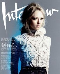 H Amanda Seyfried στο εξώφυλλο του Interview