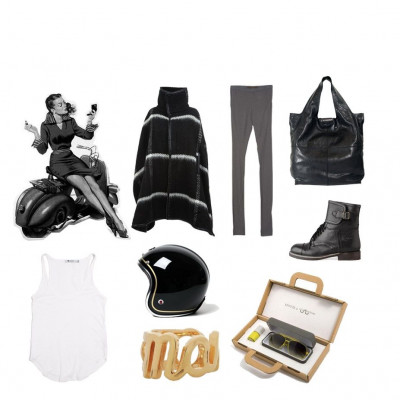 MOTOCICTISTA ITALIANA