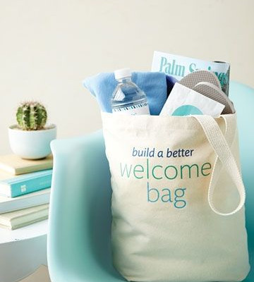 Gift-bag για τους καλεσμένους-ταξιδιώτες