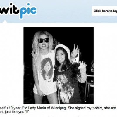 Snapshots στο twitter από τη Lady Gaga