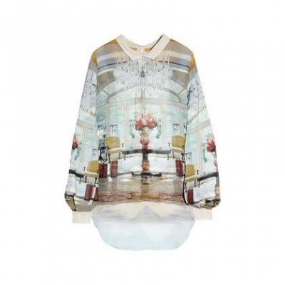 70s print σε μια μπλούζα από τη Mary Katrantzou