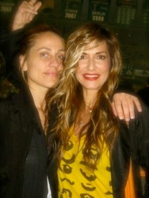 CHRISTINE CROKOS & ANNA VISSI @ A PAO GAME IN O.A.K.A
