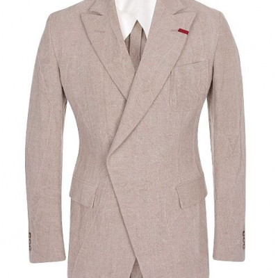 The deconstructed linen jacket