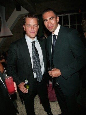 MATT DAMON & JOEY ANSAH @ A PARTY AFTER THE BOURNE ULTIMATUM