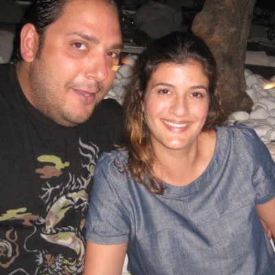 STELIOS DIONISIOU AND HIS BEAUTIFUL WIFE MARILITA