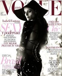 H Isabeli Fontana στο εξώφυλλο της Vogue