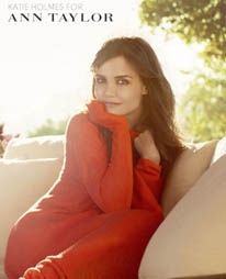 Η Κatie Holmes στην καμπάνια της Ann Taylor