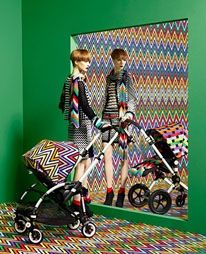 Moδάτες μαμάδες με καροτσάκια Missoni