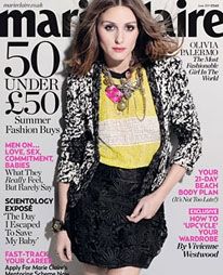 H Olivia Palermo στο εξώφυλλο του Marie Claire
