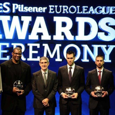 EUROLEAGUE AWARDS CEREMONY CONGRATS 2 BATISTE,DIAMANTIDIS,NAVARO,SAN EMETERIO,& SHCORTSANITIS