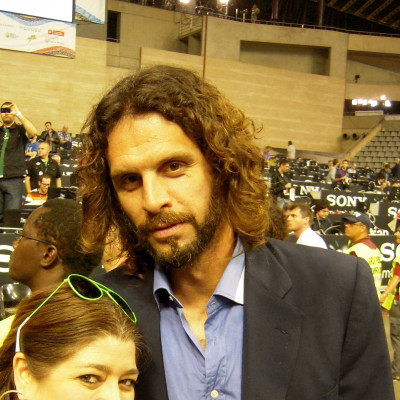 WHEN IN BARCELONA AFTER WINNING THE FINAL4 WITH FRANGISKOS ALVERTIS