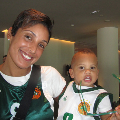 SARAH BATISTE & LITTLE MICKEY BATISTE JR. in BARCELONA