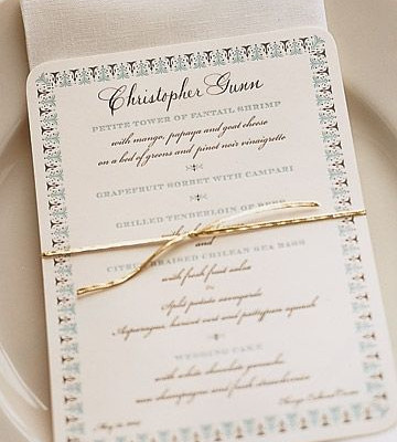 Μενού πολύ προσωπικά