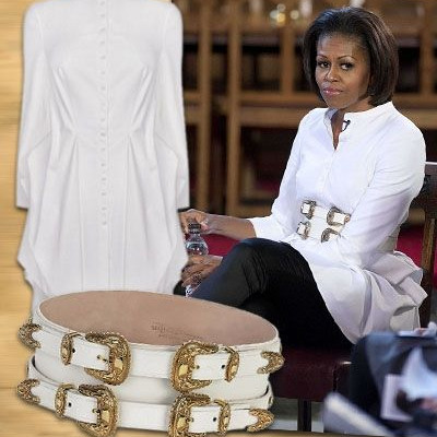 H Michelle Obama με McQueen ξανά