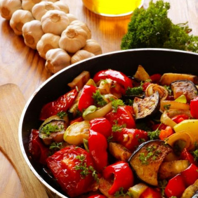 Πιπεριές στο φούρνο για το ριζότο σας