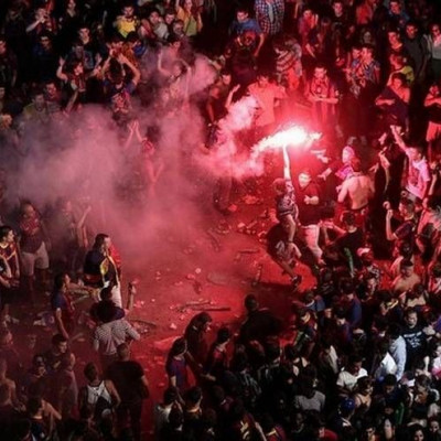 «Κάηκε» η Βαρκελώνη (video)