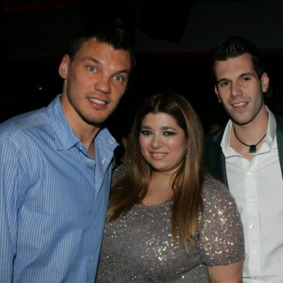 Με τον Saruna & τον Sani στα γενεθλια μου.