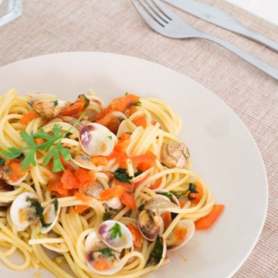 Λαχταριστό λιγκουίνι με μύδια