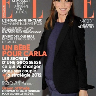 H Carla Bruni έγκυος στο πιο απογοητευτικό εξώφυλλο της καριέρας της