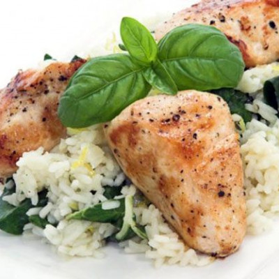 Δυναμωτικό σπανακόρυζο