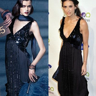 H Demi Moore επιλέγει Louis Vuitton
