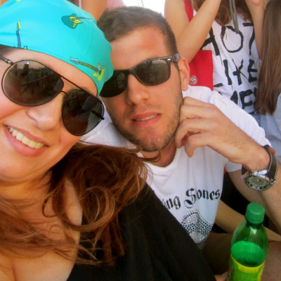 Στον αγωνα Beach volley στην Αιγινα με τον Νικο Παππα..