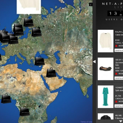 Net-a-porter σε ζωντανή σύνδεση