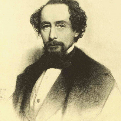 Και ξάφνου τα φλας άναψαν πάνω στον Charles Dickens