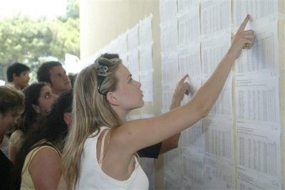 Ανακοινώθηκαν τα αποτελέσματα των πανελλαδικών εξετάσεων