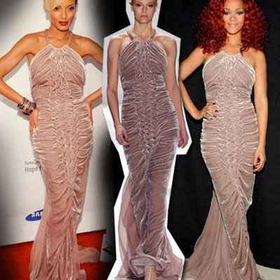 Rihanna vs Selita Ebanks: Ποια φόρεσε καλύτερα τη δημιουργία του Carlos Miele;