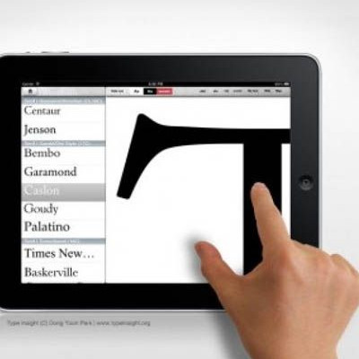Typography και ipad