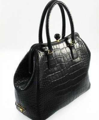 Κροκό τσάντα Prada