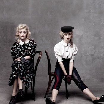 Oι αδερφές Fanning στη Vogue